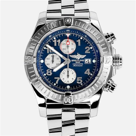 breitling super avenger 2 blue dial|breitling super avenger bezel.